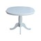 International Concepts Round 36 in Rd Top Pedestal Table, 12 in Leaf, 28.9 inH, Dining Height, White, 36 W, 48 L, Wood K08-36RXT - alternate 9